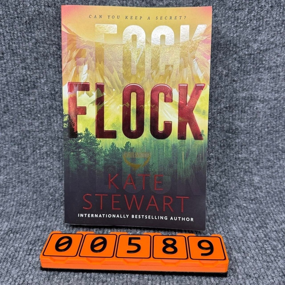 Flock by Kate Stewart. Only read with bookmark, no dog eared pages.